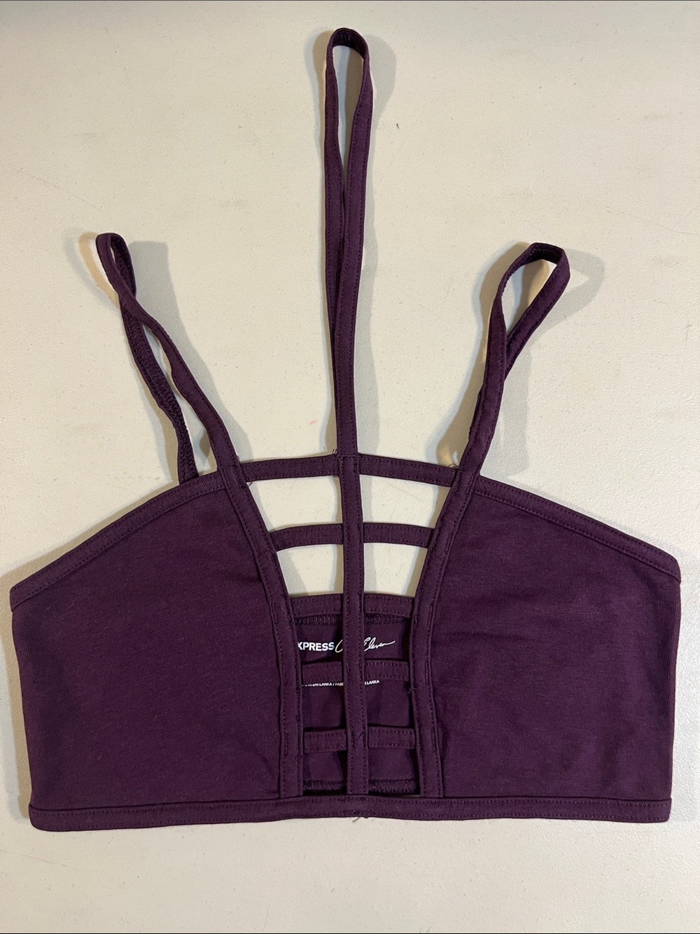 Express Plum Strappy Bralette - Women's Intimates